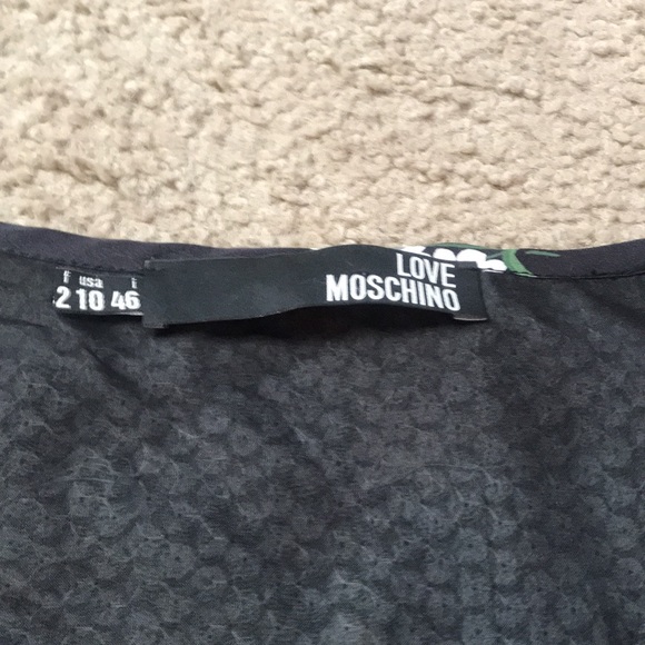 🌸NEW🌸 Love Moschino Vintage Rare Flower Sequin Top - Picture 6 of 16